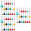 60Pcs Multi-Color Cat Collar Bells Delicate Copper Pet Collar Charms 6