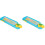 2Ensembles Lot Mini Bowling De Table Coloré Jouet Pour Enfants 2