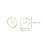 2Paires Clips D'oreilles Dorés Fer À Simple Et Chic Pour 11