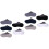 10Paires Basses Élastiques Multicolores 4