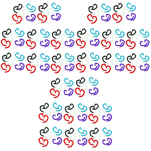 24Paires Supports Silicone Pour Écouteurs Mous De 2