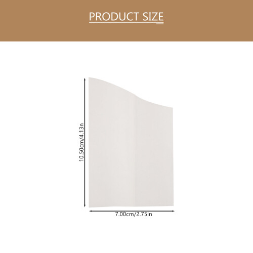 100Pcs Tear-Resistant White Paper for Saliva Collection 1