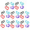 24Paires Supports Silicone Pour Écouteurs Mous De 10