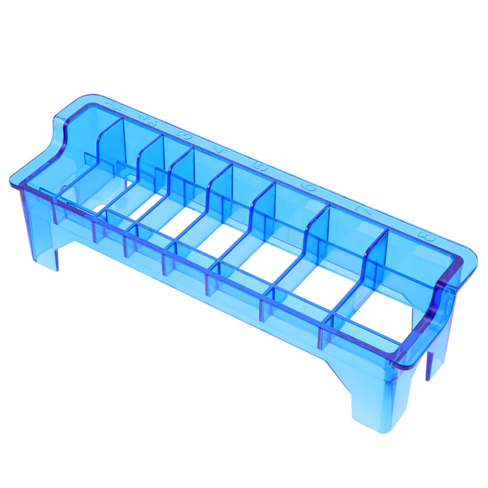 Iplusmile Unisex Blue 4Pcs Hair Clipper Comb Organizer Box For Salon Accessories
