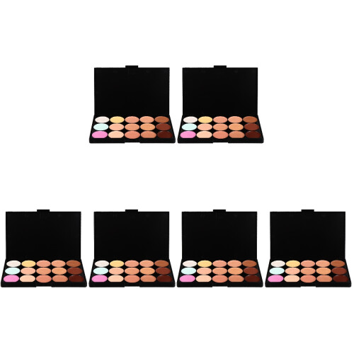 6Pièces Palette Correcteurs 15 Teintes Sourcils Résistant Sueur 1