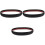 3Pièces Bords De Sol Autocollants En PVC Noir Usage 3