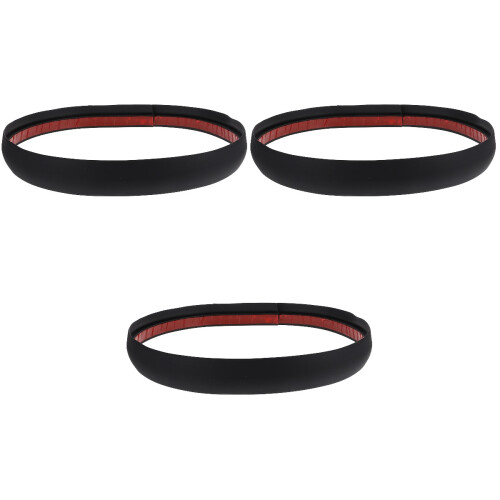 3Pièces Bords De Sol Autocollants En PVC Noir Usage 2