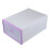 4Pcs Thickened Purple Plastic Drawer Style Shoe Storage Boxes 2