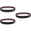 3Pièces Bords De Sol Autocollants En PVC Noir Usage 7