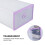 4Pcs Thickened Purple Plastic Drawer Style Shoe Storage Boxes 11