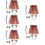 5Sets Assorted Color Leopard Costume Bow Tie Tail Ear Decor Set 11