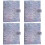 4Pièces A5 6 Anneaux Couverture Colorée Résistante 7