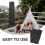 3Pcs Waterproof Parasol Cover Black Patio Offset Umbrella Protector 6