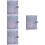 4Pièces A5 6 Anneaux Couverture Colorée Résistante 9