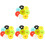 32Pcs Assorted Silicone Cup Covers Cartoon Design Practical Mug Lids 2