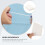 100Pcs Tear-Resistant White Paper for Saliva Collection 5