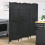 Homcom HOMCOM 6 Panel Folding Room Divider, Privacy Screen, 240 x 170cm, Black 8