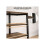 HiFi Stand, with Four Storage Shelves - Rustic Brown 5