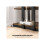 HiFi Stand, with Four Storage Shelves - Rustic Brown 6