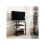 HiFi Stand, with Four Storage Shelves - Rustic Brown 2