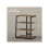 HiFi Stand, with Four Storage Shelves - Rustic Brown 3