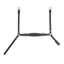 (X Full, Black) Whitaker Pick n Mix Leather Horse Drop Noseband