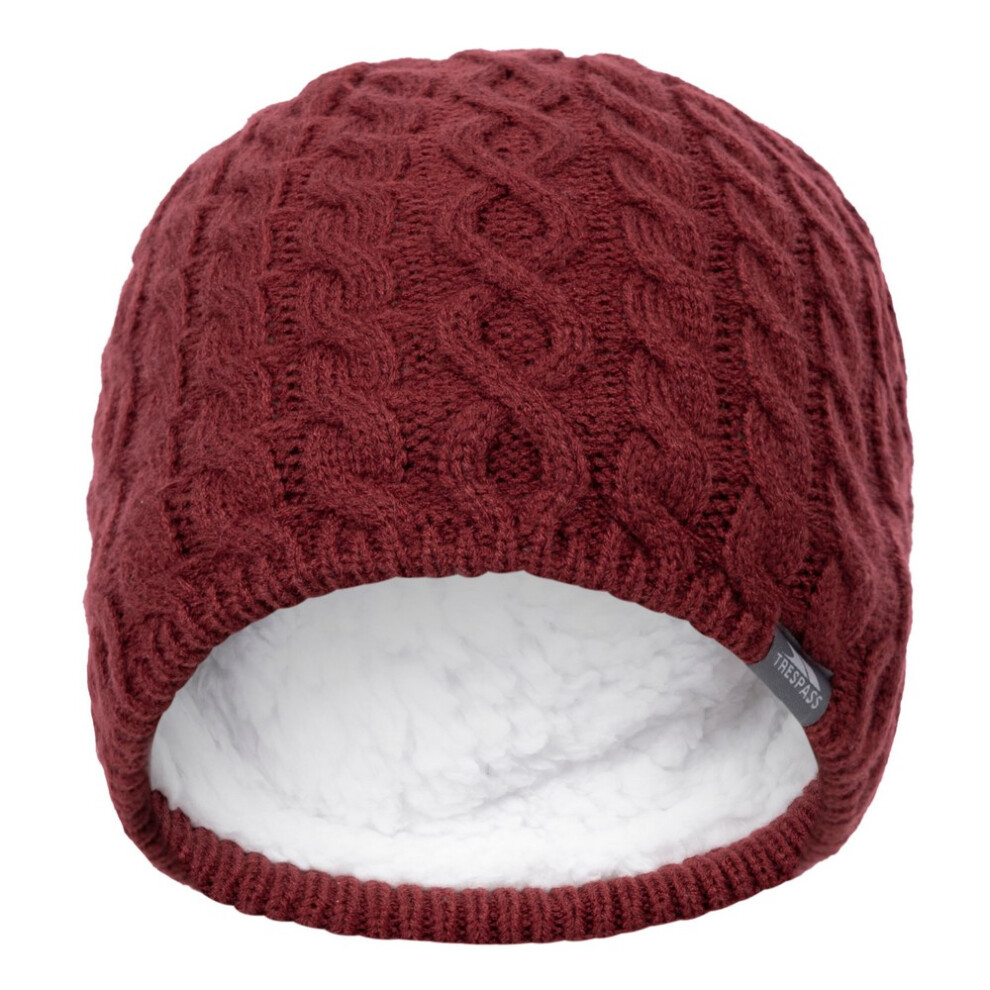 Trespass (One Size, Dark Cherry) Womens/Ladies Kendra Beanie Hat