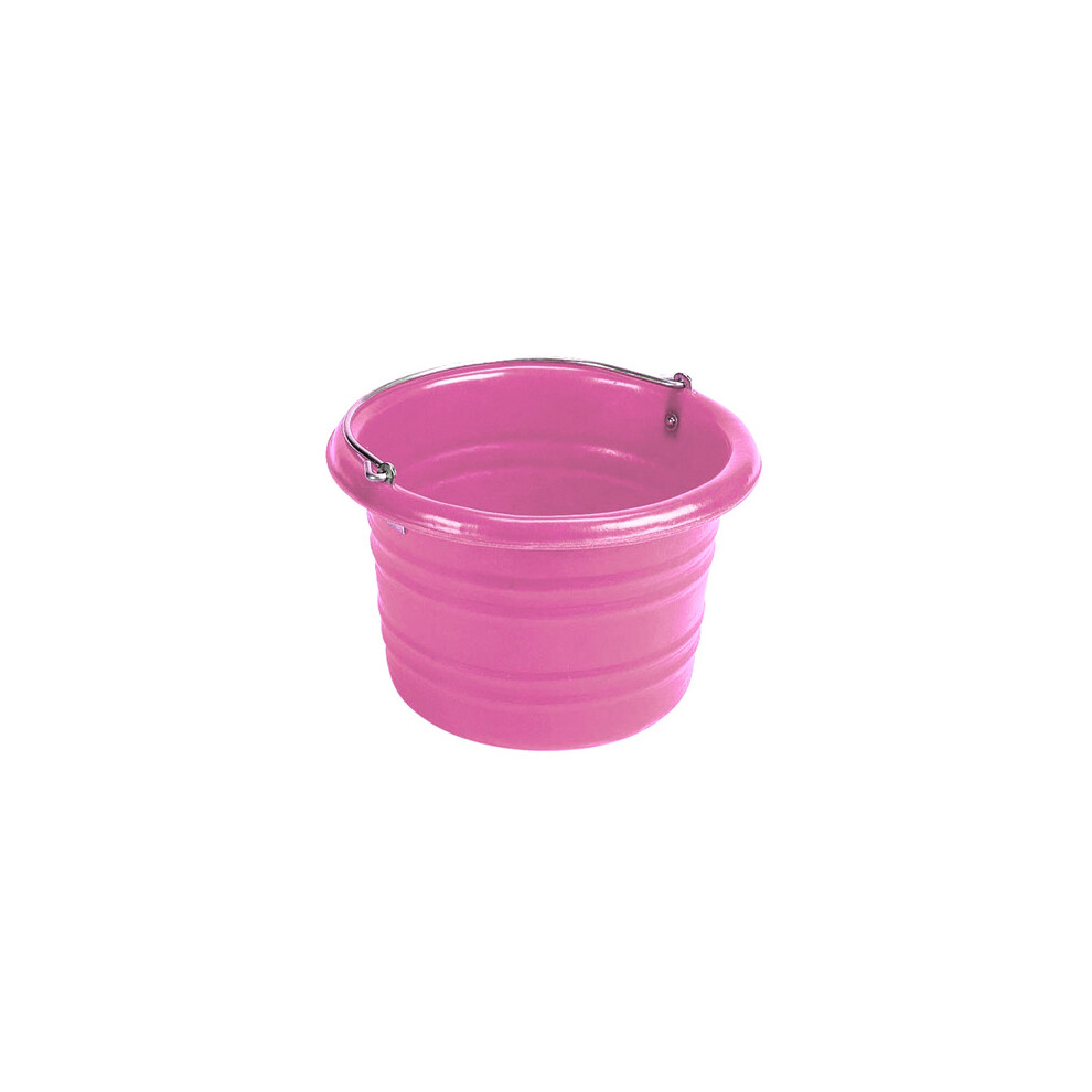 (25 Litres, Pink) Stubbs Jumbo Water/Feed Bucket With Handle 5057819572261