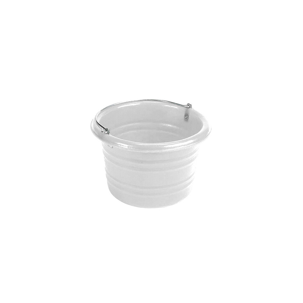 (25 Litres, White) Stubbs Jumbo Water/Feed Bucket With Handle 5057819735512