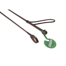 (24 inches, Brown) MacTack Childrens Riding Whip With Handle And Keeper