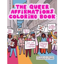 Queer Affirmations Coloring Book by Joe Carlough Paperback Book