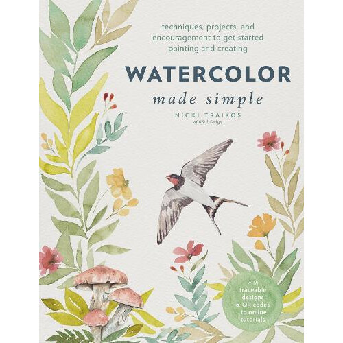 Watercolor Made Simple by Nicki Traikos Paperback Book