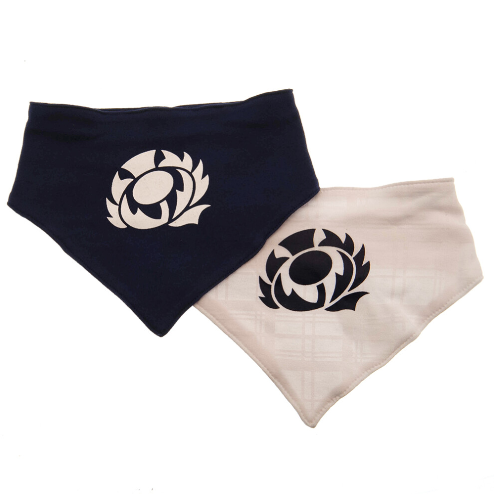 Scotland Ru Baby Crest Bib (Pack Of 2)