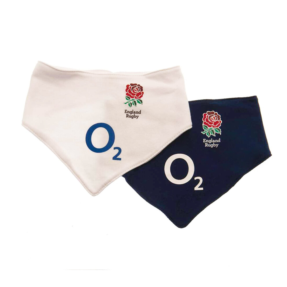 England Rfu Baby Crest Bib (Pack Of 2)