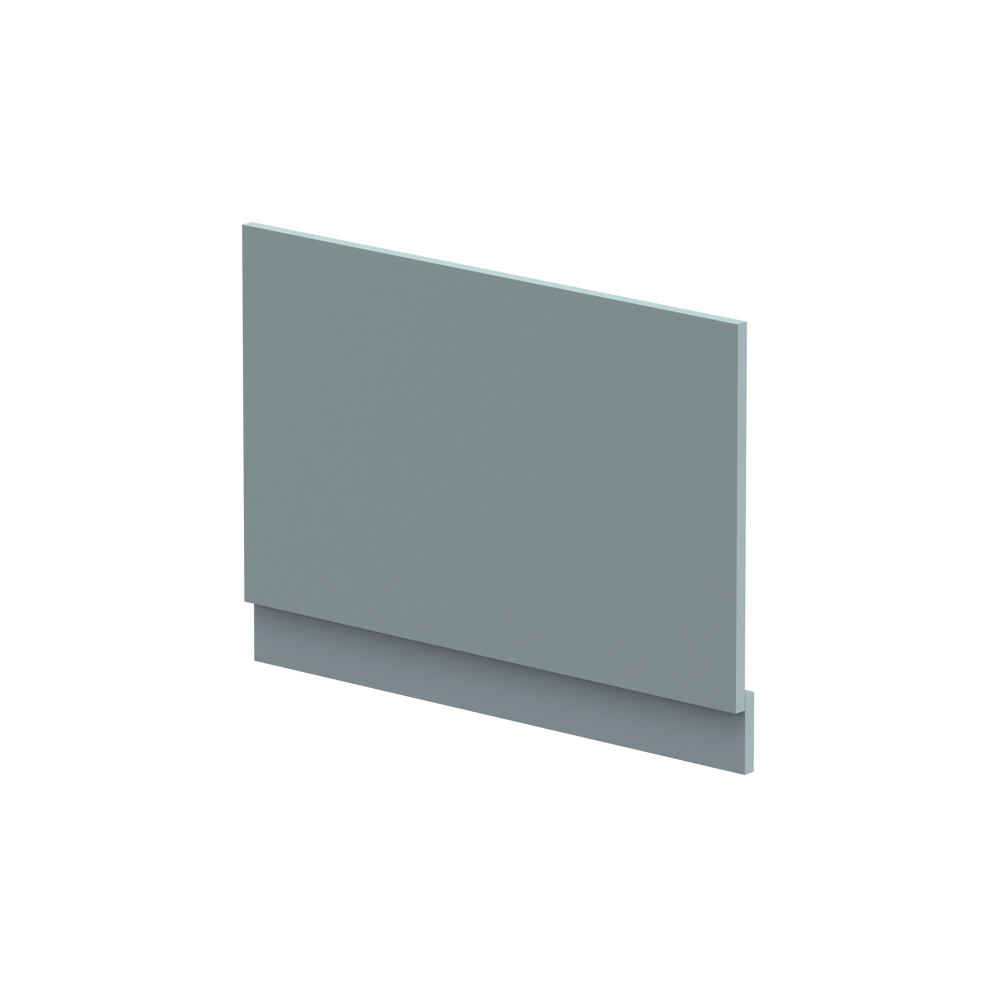 Balterley 800Mm Edge/Power Straight End Bath Panel & Plinth - Matt Coastal Grey