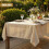 GEEZY GEEZY Shimmering Gold Tablecloth Polyester Rectangle Table Cover Wedding Christmas 3