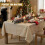 GEEZY GEEZY Shimmering Gold Tablecloth Polyester Rectangle Table Cover Wedding Christmas 6