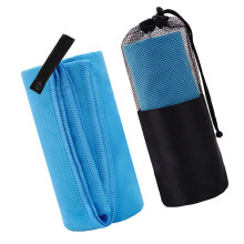 Travel Microfiber Towel Fast Dry for Camping Gym Beach 60x120cm Orange