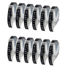 12 PièCes SéRies Rubans D'ÉTiquettes Compatibles avec le Ruban D'ÉTiquettes de Gaufrage  pour  Label Maker 1880  E-101 9 mm X 3 M