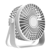 USB-bureauventilator ophangventilator 5V-ingang 3 snelheden-Wit