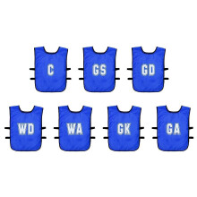 (15 Years and Up, Royal Blue) Precision Unisex Adult Mesh Netball Training Bib (Pack of 7)