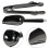 4Ensembles Pinces Pelle Multifonction Acier Noires Cuisine 9