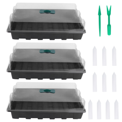 6Ensembles Plateau De Germination Pratique Plastique Semis