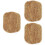 3Pièces Accessoire Palmier Fibre Durable Pour Petits Oiseaux 6