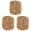 3Pièces Accessoire Palmier Fibre Durable Pour Petits Oiseaux 2