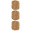 3Pièces Accessoire Palmier Fibre Durable Pour Petits Oiseaux 8