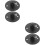 4Pcs Durable Black Cable Glands Ceiling Light Clips for Hanging Lamps 8