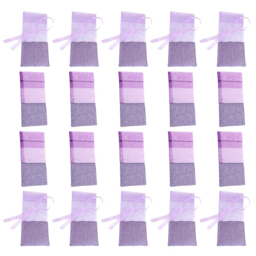 60Pièces Sachets Tissu Multiusage Parfumé À Cordon