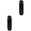 2Pièces Kazoo ABS Noir Portable Avec Membrane Ajustable Pour 5