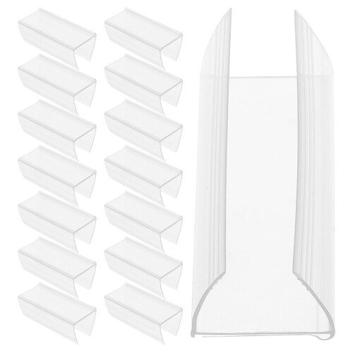 48Pièces Support Étiquette Transparent Pour Affichage Prix Retail 2